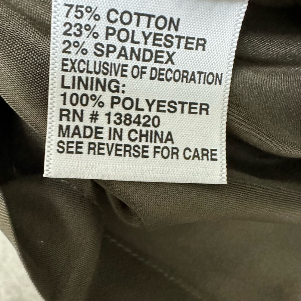 Etcetera gray embroidered plaid skirt size 4 EUC - Picture 7 of 7